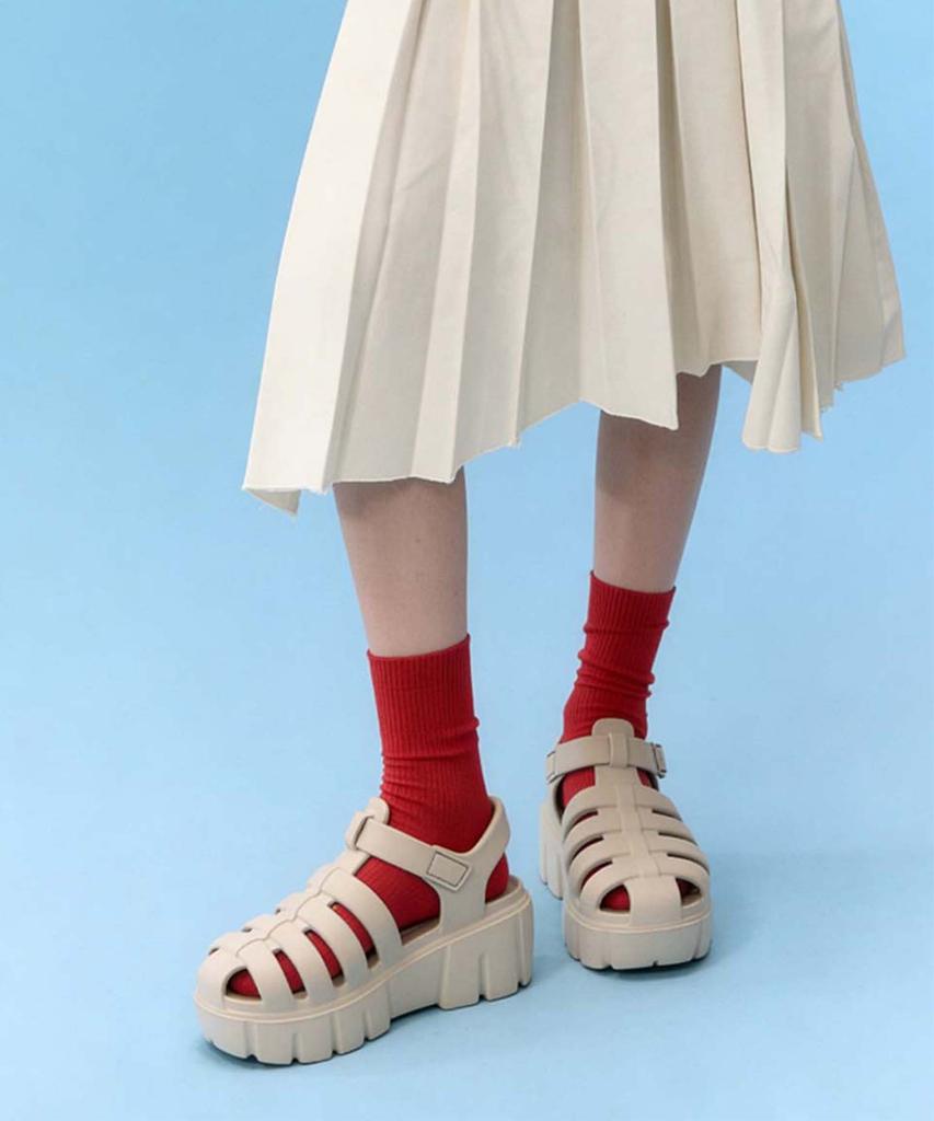 Saintsatin Bian Fisherman Jelly Shoes Platform Sandals (6Cm) 3 Colors