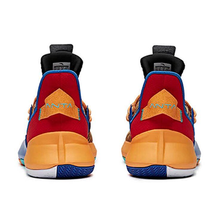Anta Air Space 2 UFO Basketball Shoes Men Sneakers Yellow Blue Red 112011606-6