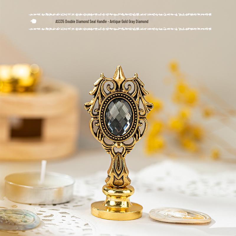 Retro Magic Academy Sealing Wax Stamp with Roman Column Handle