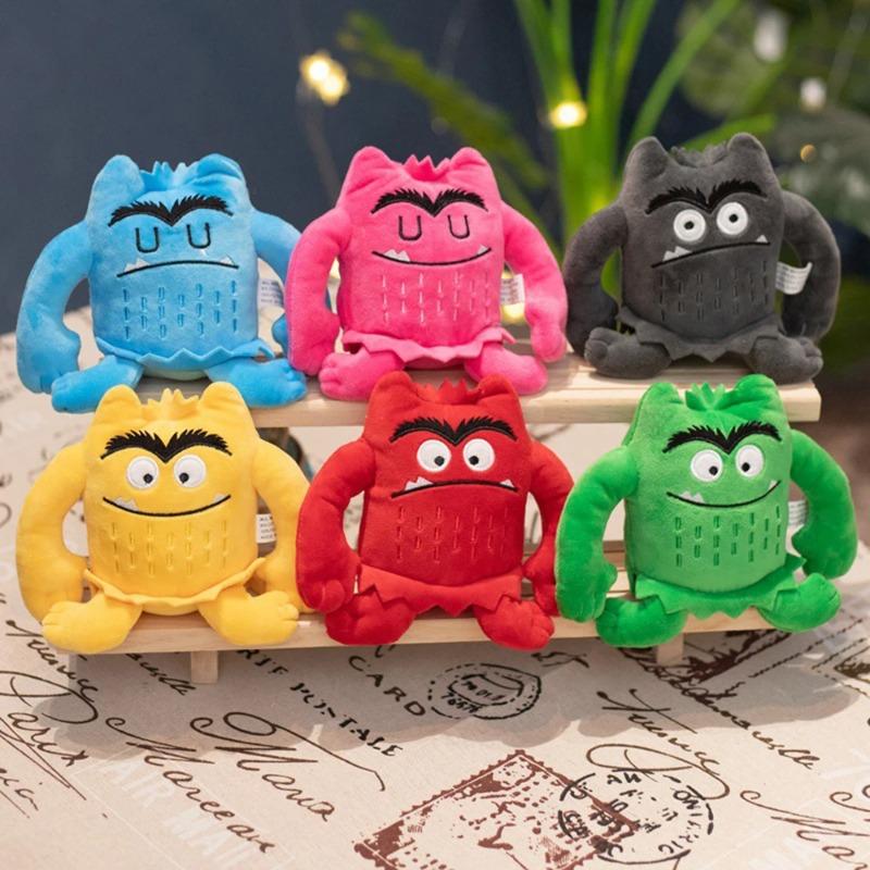 Creativo Colorato Mostro Cuscino da Lancio Bambole Peluche Super Morbido Cuscino per Sedia da Ufficio Decorazione per la Casa Regali di Compleanno per Ragazze Bambini