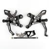 Bruce Shark Motorcycle Rearset Kit for Yamaha Black & 2014-2016 MT-09 (FZ-09) -