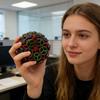 Sea Urchin Stress Relief Toy 3D Printed Movable Ball Sensory Fidget Toy for Adults Anxiety Relief Gifts for Men Women
