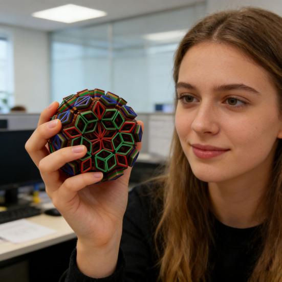 Sea Urchin Stress Relief Toy 3D Printed Movable Ball Sensory Fidget Toy for Adults Anxiety Relief Gifts for Men Women