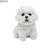 Simulated Dog Model Creative Resin Dog Sculpture Decoration Bedroom Desktop Decoration Home Decoration Accessories Birthday Gift