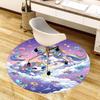 1PC Unicorns Clouds Non-Slip Floor Round Carpet, Office, Family, Bedroom, Large Area Rug Indoor Rugs,  Durable Polyester-L0392