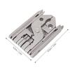Foldable Multitool Pliers Silver Stainless Steel Tool High Strength Multi Tool  Home Repair