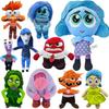 Inside Out 2 Plush Dolls Inside Out Plush Toy Cute Cartoon Plushie Doll Soft Stuffed Anime Periphery Toys Kid Birthday Gifts