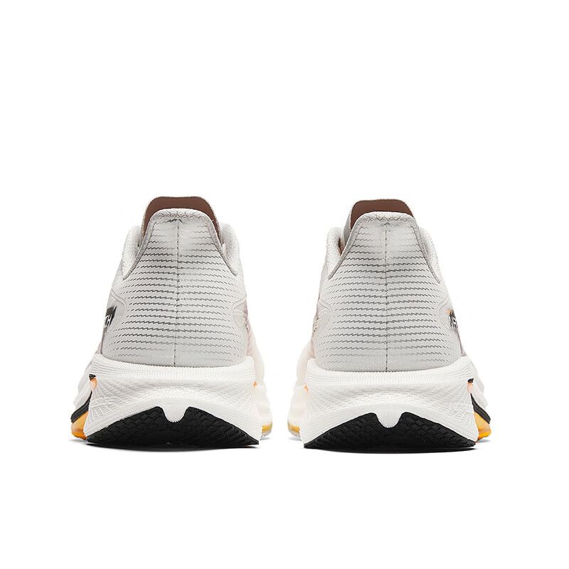 Anta Mach 4.0 Tecnologia de Nitrogênio Amortecimento de Treino de Corrida Durável Rebote Cano Baixo Tênis de Corrida Tênis Masculino Branco Amarelo Cinza 112425583-7