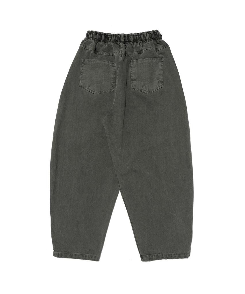 CARGOBROS High Curved Pigment Pants (Khaki)
