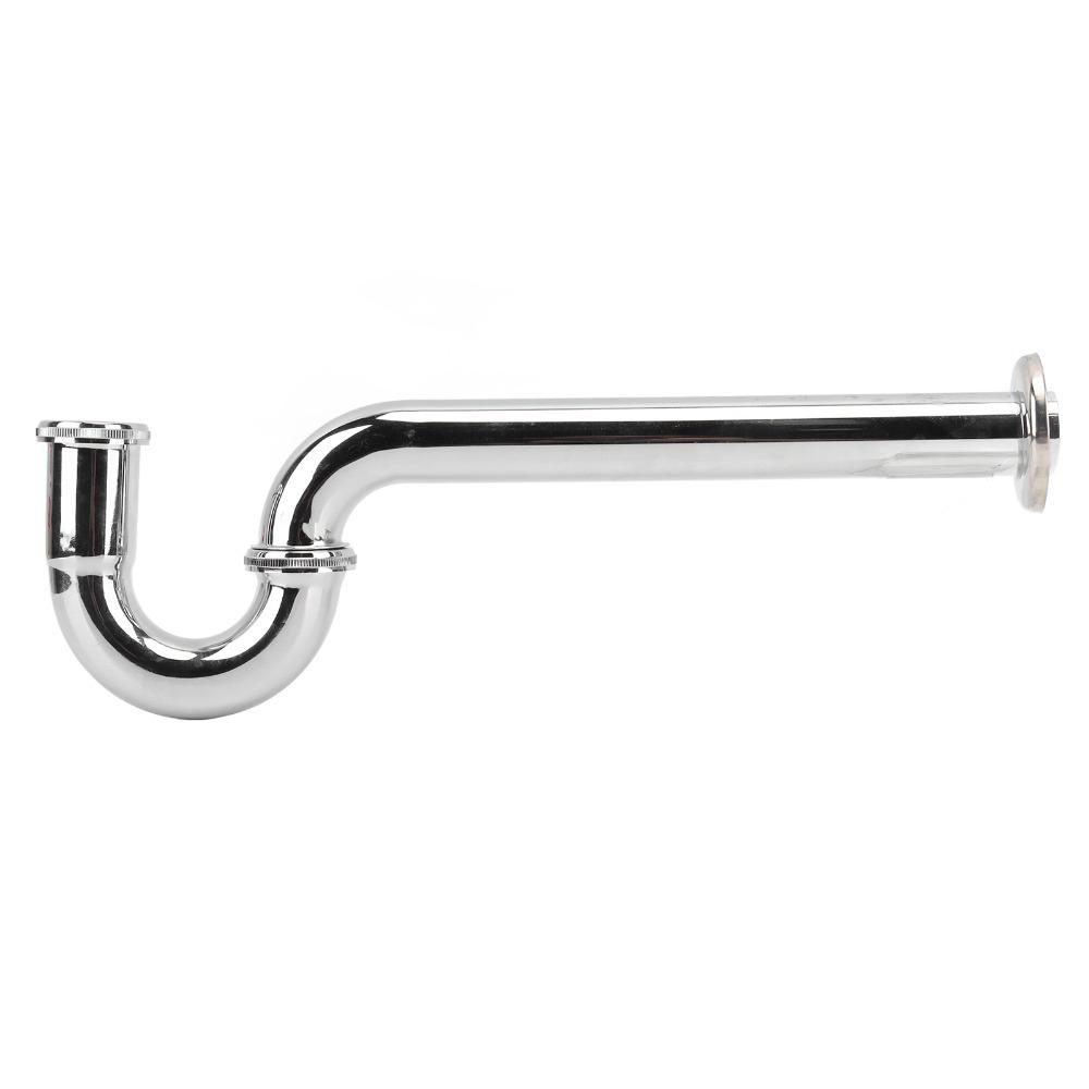 U-Shape Design Sink Drain Pipe G1-1/4in Size Sink Waste Trap Drain Tubing Set  Bathroom Sink