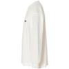 NANGA Men's Eco Hybrid Box Logo Embroidered Long Sleeve T-Shirt, White, Size S (NW24111G803)