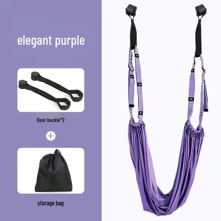 Aerial Yoga Backbend Trainer: Shoulder & Back Opening Resistance Band for Door Hanging