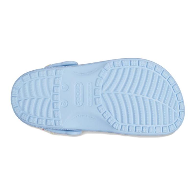 Crocs Comfortable Non-Slip and Abrasion Resistant Children's Sandals Light Blue Children's Model.