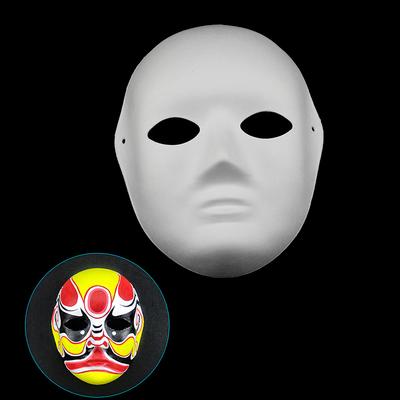 DIY Maske Weiße Handbemalte Maske Zellstoffmaske Rohmaske Maske Weißer Embryo Bemalt Handbemalte Maske