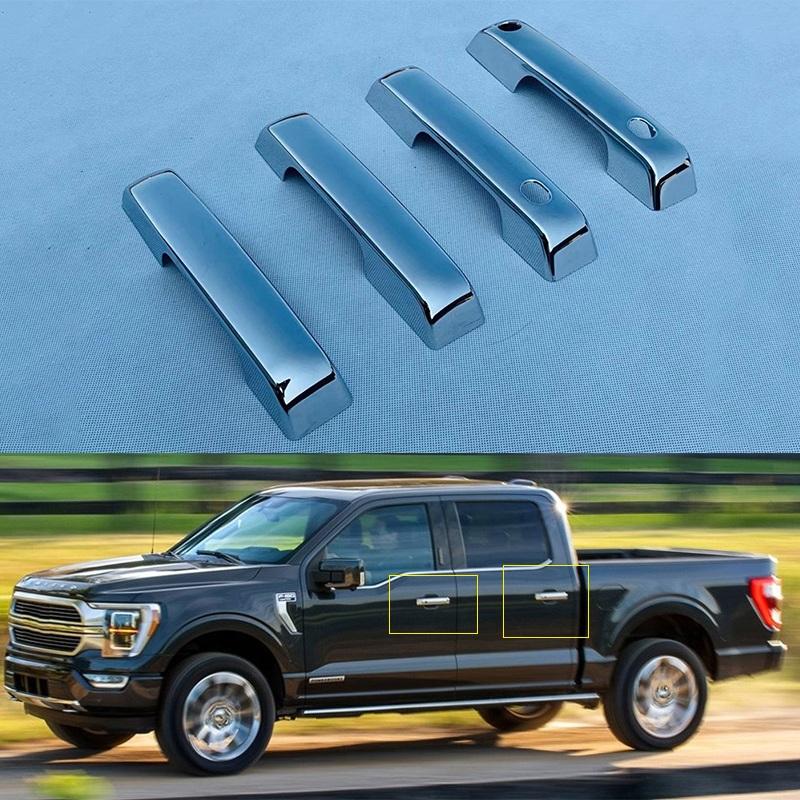 

For Ford Raptor F150 P702 2022 Chrome Car Door Handle Cover Trim Sticker Car Styling