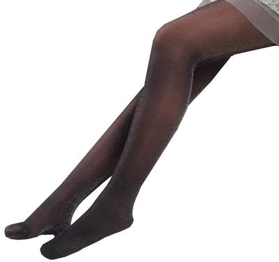 ONE LIMITATION Glitter Stockings Tights Socks Warm Casual SS018 Women's (Black)