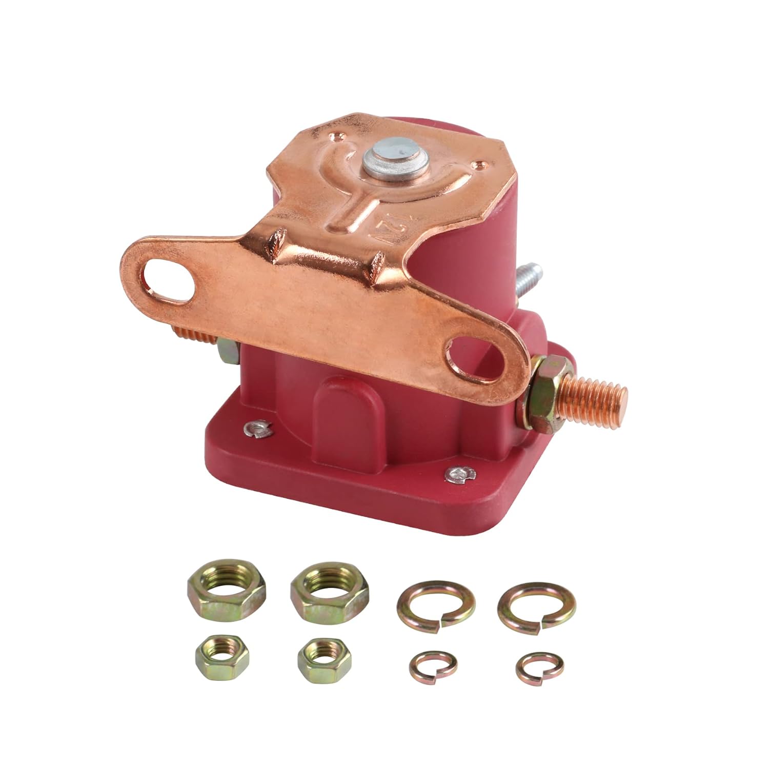 

JDMSPEED Новый соленоидный реле стартера SW-3 Замена для Ford Jeep Lincoln Mercury 1958-1991 Заменяет C6AF, C7AF, C3912, C9AF, D2AF11450AA, 50-430, красный
