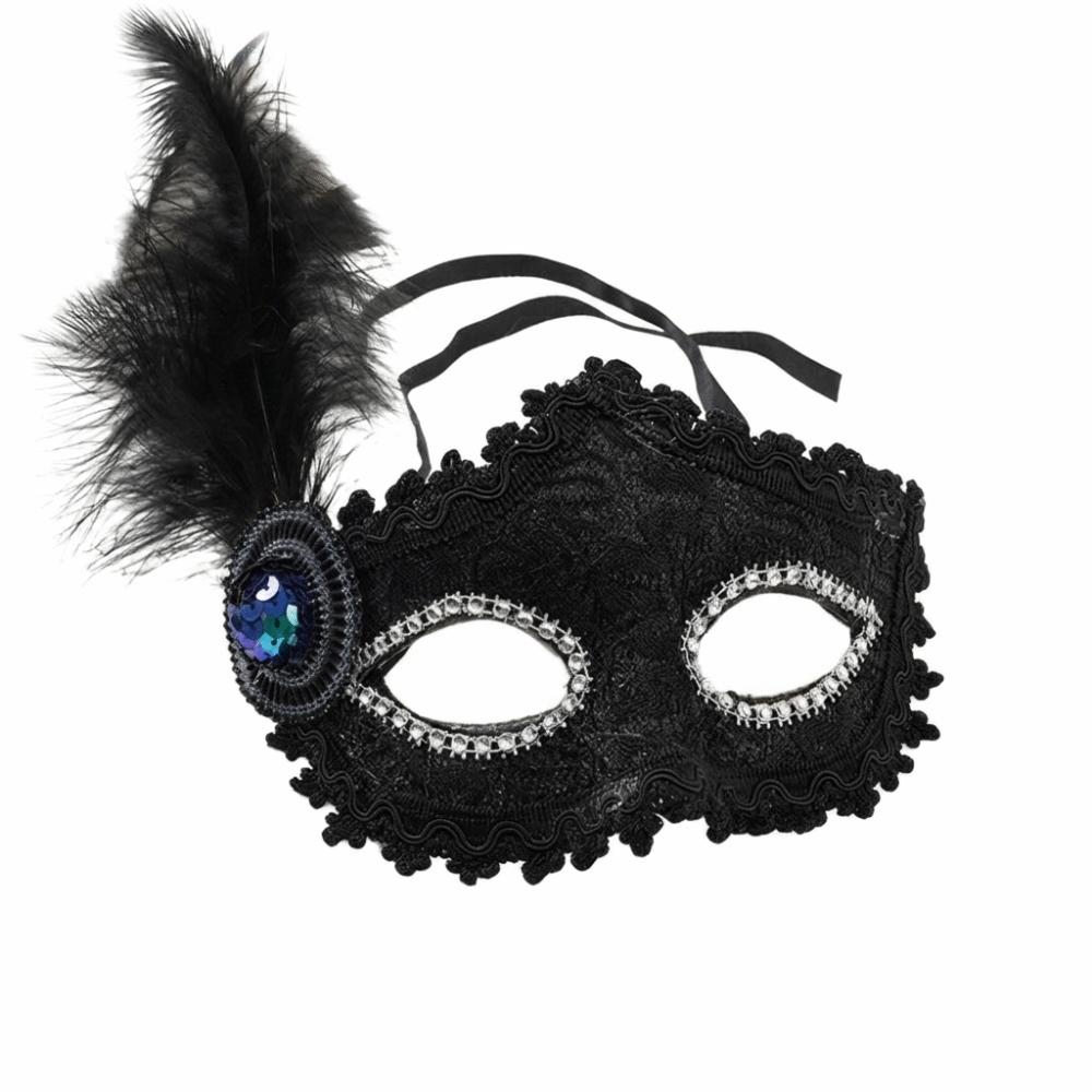 Lace Half-Face Mask Seductive Style Masquerade Ball Mask Halloween Festival Party Mask  Girl
