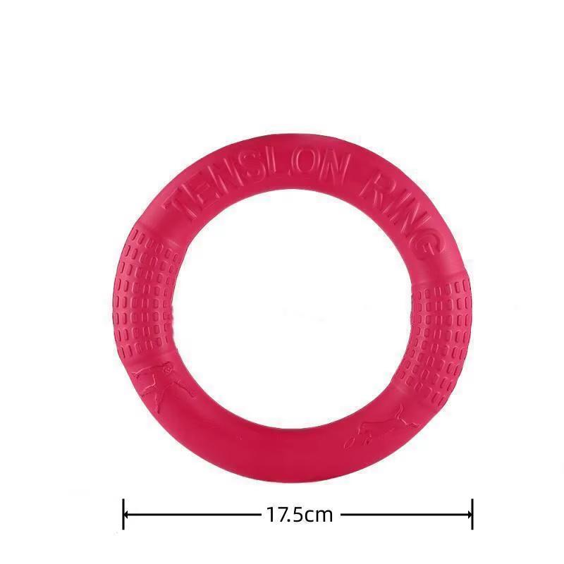 Dog Disc Toy Flying Ring Pets Flying Disc Dog Chew Toys Non-Toxic Fitness Ring Dogs Water Play Tug Toy Frisbee for Small Medium