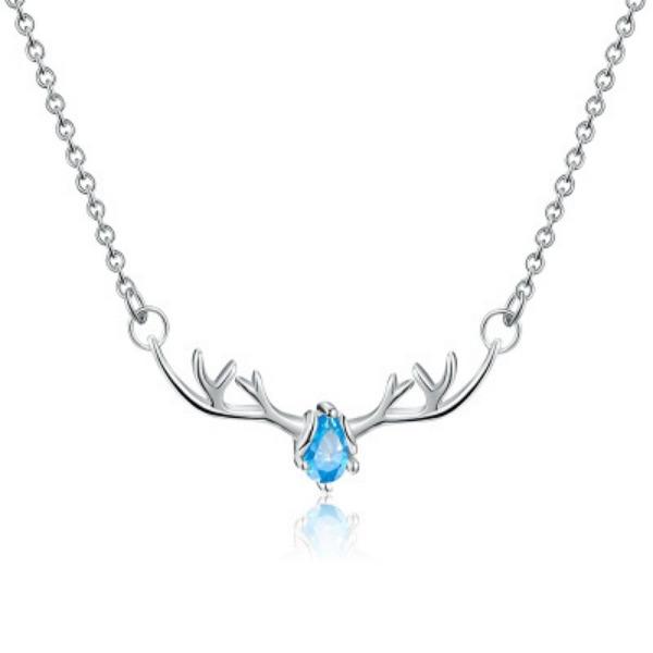 Japanese and Korean Creative Deer Horn Pendant - One Deer Has Your Necklace