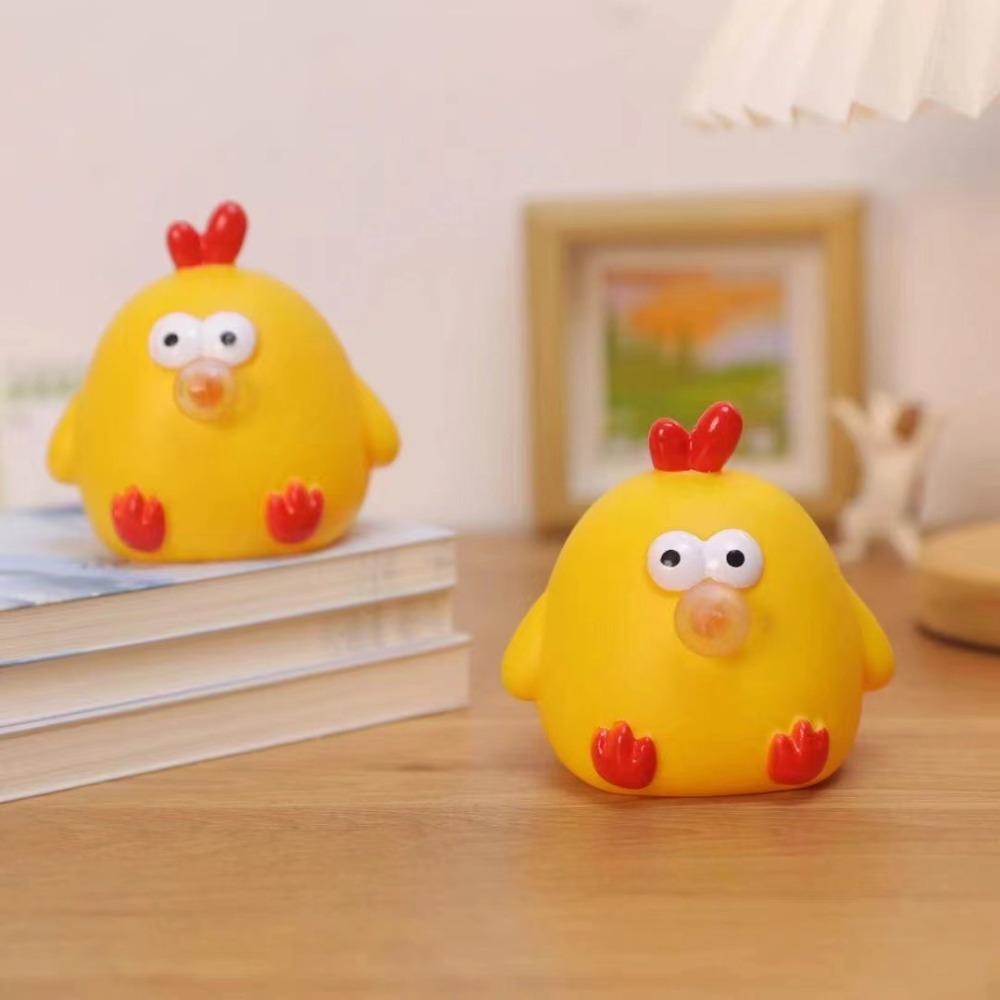 Yellow Chicken Squeeze Toys Pinch Kneading Cartoon Knead Toy Squeeze Balls Pinch Toys  Baby Game