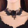 Lace Choker Necklace for Women - Versatile Clavicle Chain with Fake Collar Accessory