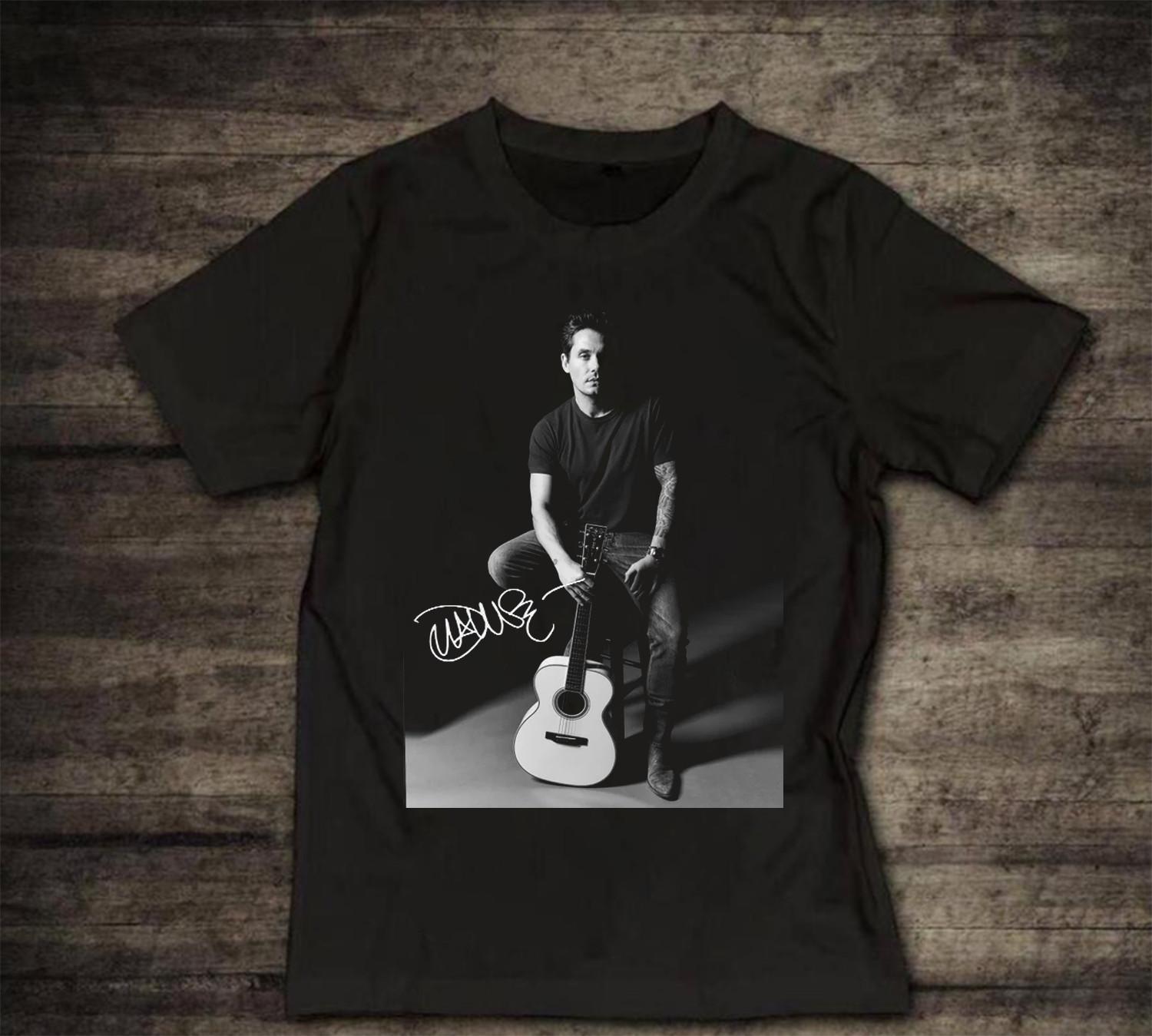 2023 John Mayer Solo Tour T Shirt Signature Black S-4XL UR177 XXL