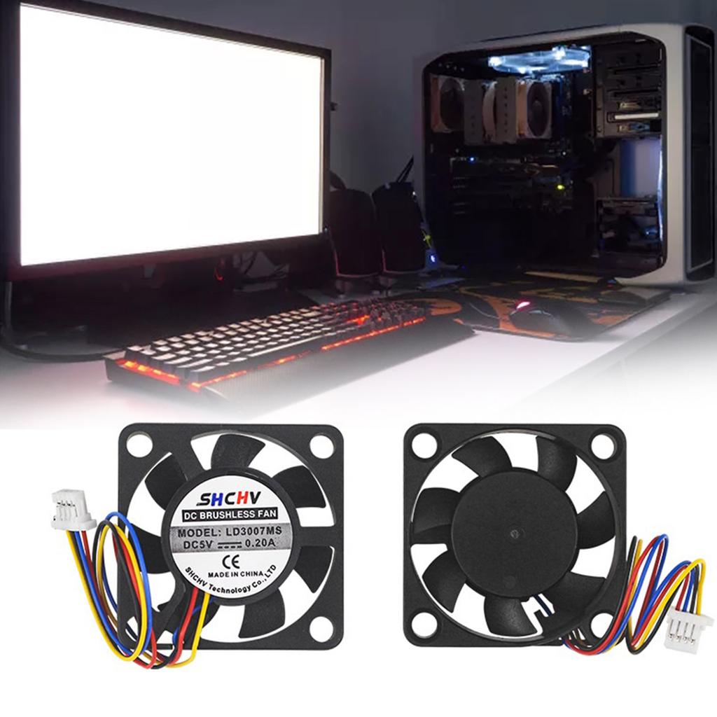 5V Cooling Fan 4pin Jst Terminal For RaspberryPi5 Official Cooling Radiator Fan 30x30mm Replacement Fixed Radiator