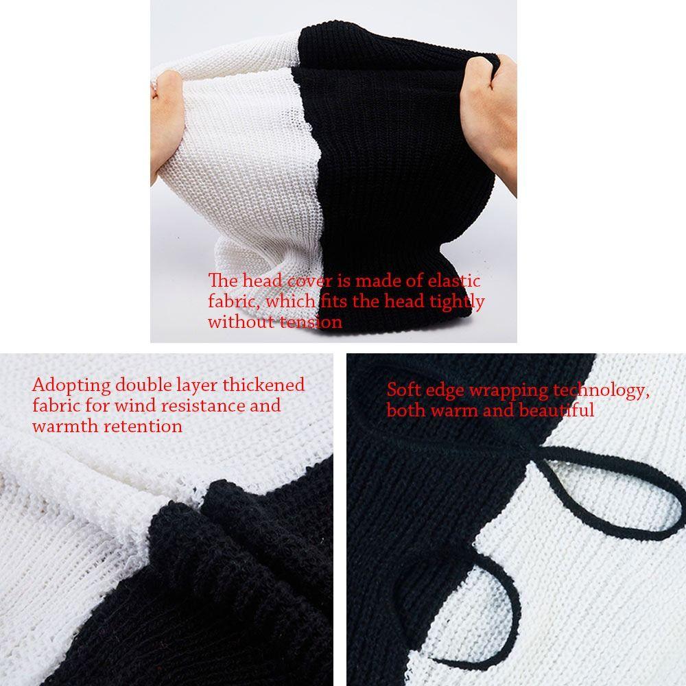 3 Hole Balaclava Warm Motorcycle Helmet Winter Ski Mask Unisex