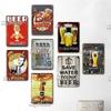KALTES BIER Metallschild Vintage Plakette Alkohol Blechschild Platte Wanddeko Für Bar Club Man Cave Kunst Malerei Geschenk