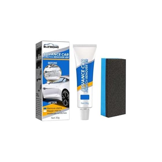 Car scratch removal, car scratch repair, car scratch repair paste, 2026 improved car scratch removal, scratch repair 30g, includes polishing wax and