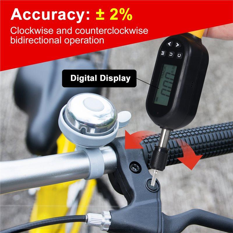 Bit Tester Digital Screwdriver Set Torque Display Meter 10.74-106.21 In-Lbs/1.2-12N. M With Buzzer/LED Light
