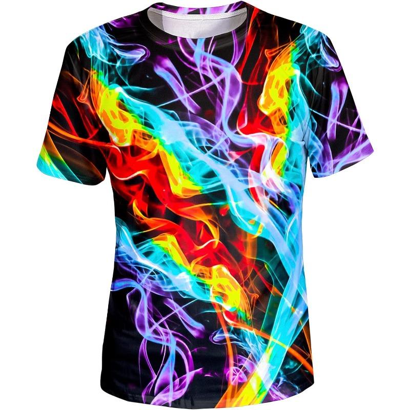 Men's Summer T-Shirt 3D Summer Style Beach Coconut Trees Polyester Quick Dry Breathable Short Sleeve Casual Wear