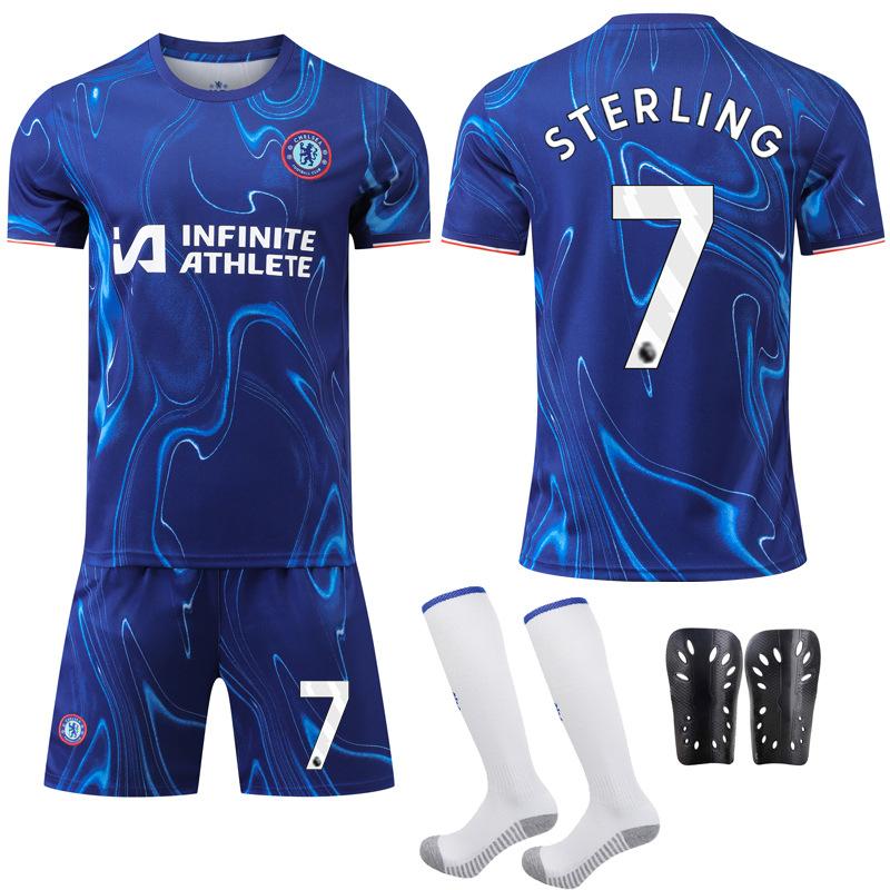 2024-25 Chelsea Football Jersey Set Jersey No. 20 Palmer 7 Neto 14 Felix Jersey Spot