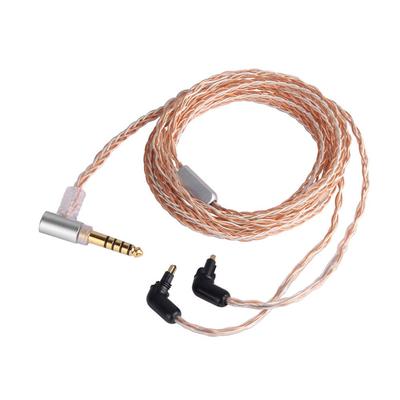 Cavo di aggiornamento compatibile con EX800 EX1000 a 8 core in rame monocristallino placcato in argento Cavo per cuffie sostitutive compatibile con Vivabo a 5 poli MDR-EX600