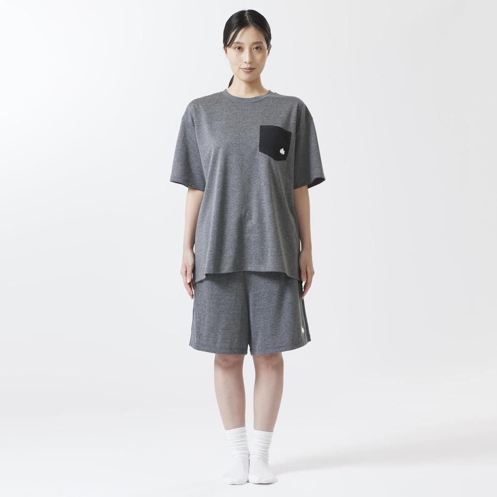 by LIPNER Body Recovery General Medical Device Fatigue Recovery [LOGOS] T-Shirt #35503 (Black, XL)