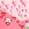 DIY Heart String Garland Laser Sequin Love Heart Hanging Curtain  Birthday Decor