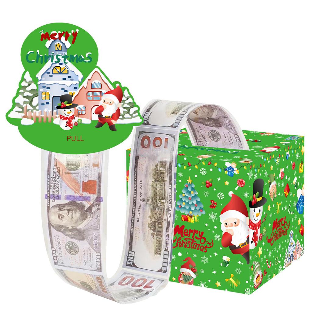 Gift Christmas Themed Box With Santa Design For Holiday Events And Exchange Gift