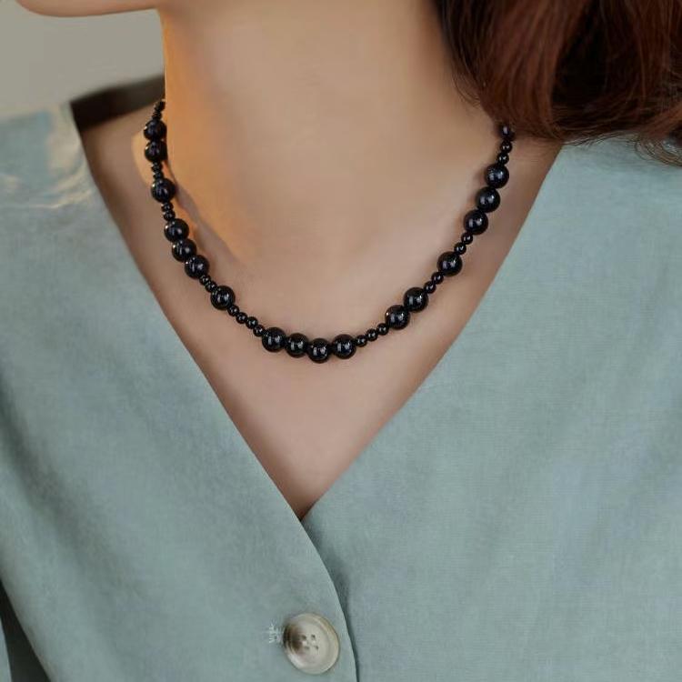 

Ожерелье с кристаллами для девочек, Ожерелье из натуральных драгоценных камней, Ожерелье из натуральных драгоценных камней 45CM