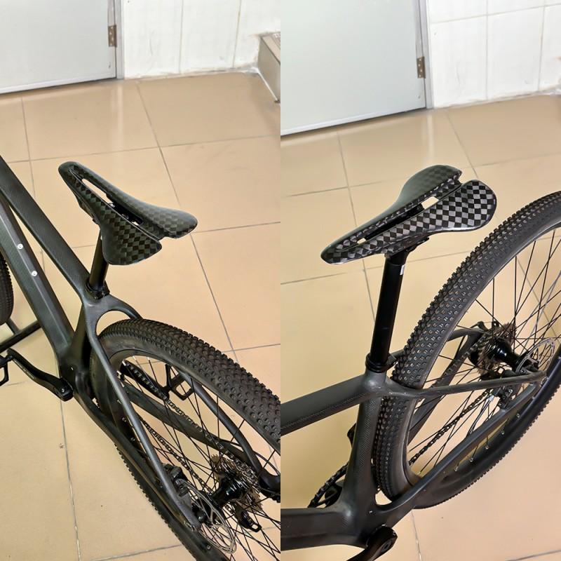 Ultra-Light Carbon Fiber Bicycle Saddle Road Mountain Folding Bikes 70g Universal Seat