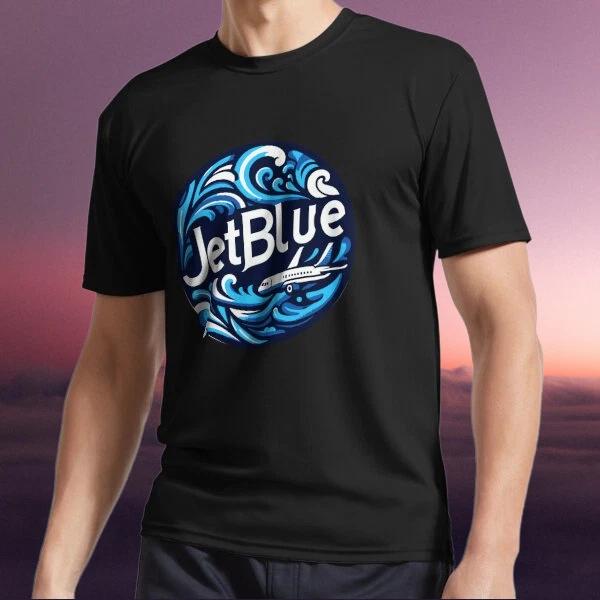 New Shirt JetBlue Airbus - Active Logo T-Shirt Funny Size S to 5XL 3XL