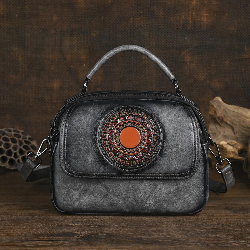 

Новая сумка из ПУ - тисненая модная легкая компактная износостойкая прочная высококачественная текстура с ретро-сумкой через плечо