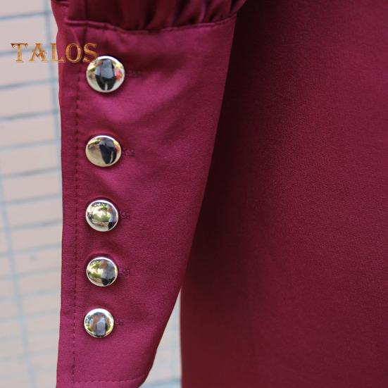 Moteriška formali suknelė verslo stiliaus atlenkiamu kaklu ilgomis rankovėmis vienspalvė liekninanti suvarstoma kryžiuota kardigano suknelė pavasarinė midi suknelė OL kelionėms į darbą