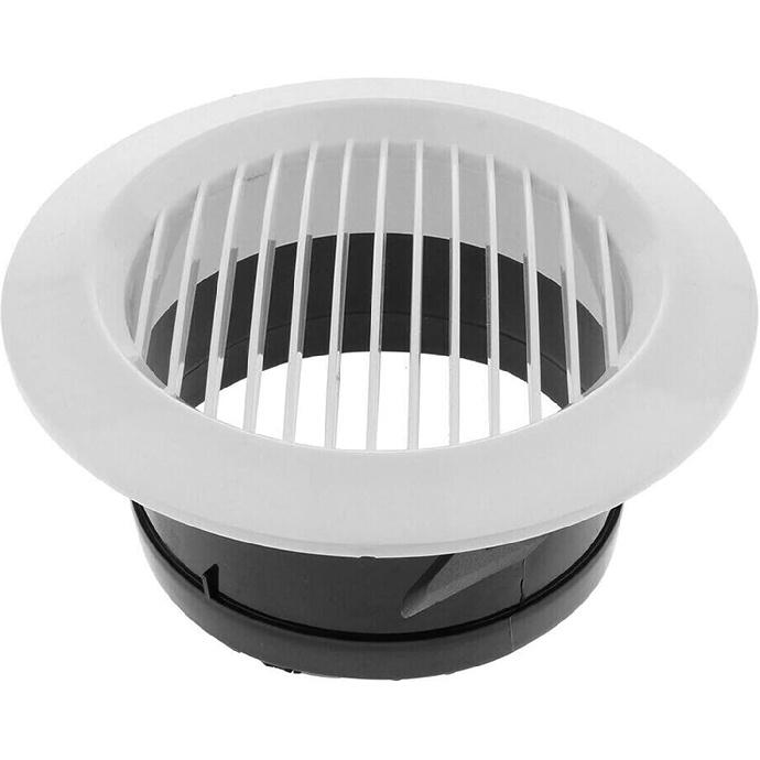 Ventilation Grille Cover Diameter 1.5/10/12.5/15CM Air Vent Grille Circular Indoor Ventilation Outlet Duct Pipe Cover Cap Sale Wall-Mounted Ceiling