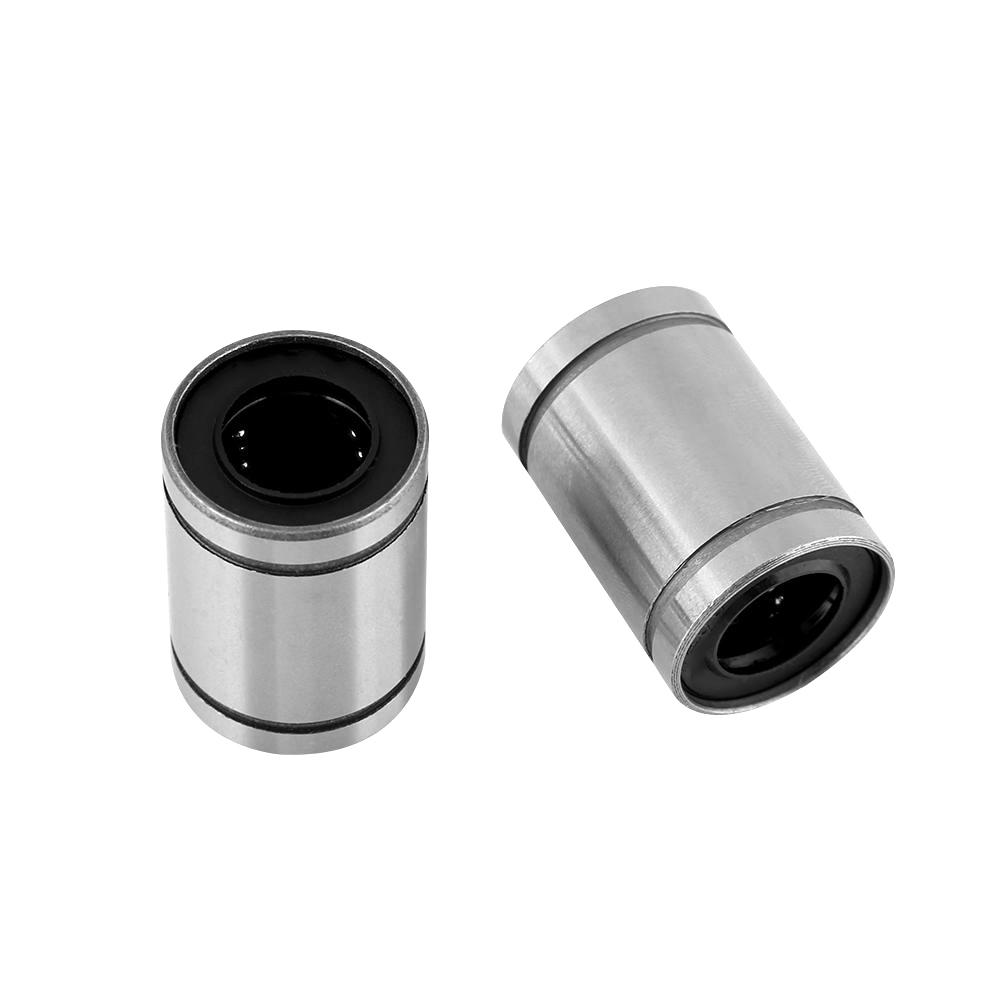 8pcs 10mm Linear Ball Bearing Bush Bushing LM10UU Bearing Slide Bearing for 3D Printer CNC Parts 8pcs 10mm Linear Ball Bearing Bush Bushing LM10UU Bearing Slide Bearing for 3D Printer CNC Parts