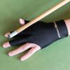 Black Eight Pure Cotton Snooker Gloves Three Finger Non-Slip Adhesive Left Hand Single Piece For Billiards