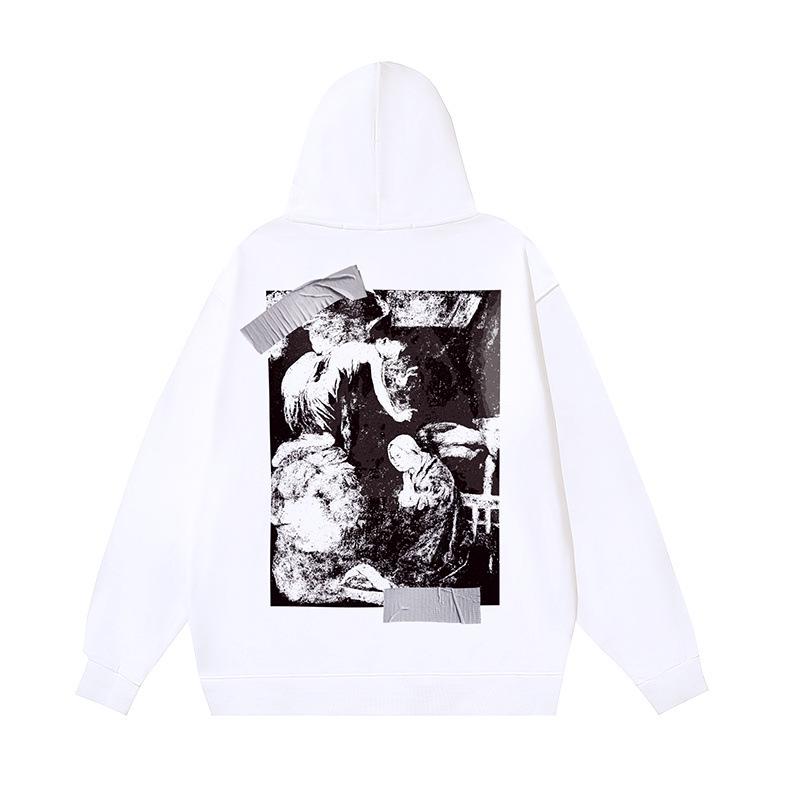 2025 Höst/Vinter Unisex Oregelbundet Bokstavs- och Pilmönster Rundhalsad Pullover Sweatshirt