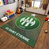 AS Saint-Étienne Logo Carpet Suitable As a Non-slip Mat for the Living Room or Bedroom Sofa