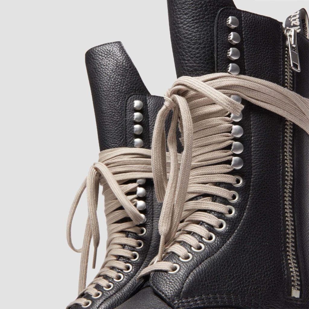 31750001 Rick Owens Dr. Martens 1918 DMXL Kotníková Bota Černá (pánské)