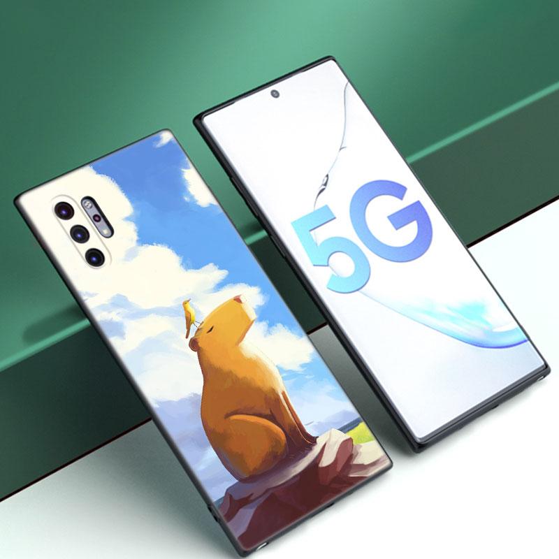 Cute Cartoon Capybara Phone Case For Samsung M30 M31 S Note 10 20 M04 M13 M32 M14 M23 M33 M34 M42 M52 M53 M54 5G M11 M12 M21 M22